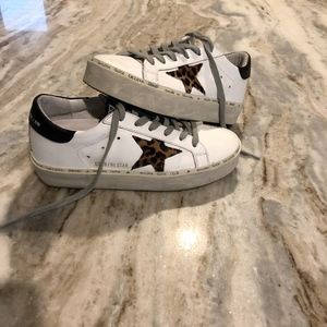 Golden Goose Leopard Hi Star Size 36 (US 6)